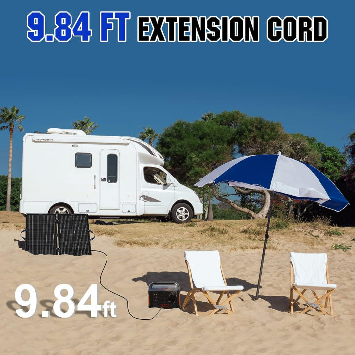 eco-worthy-100w-portable-solar-panel-foldable-solar-panel-kit-with-adjustable-kickstand-for-power-station-camping-rv-travel-trailer-100-watts