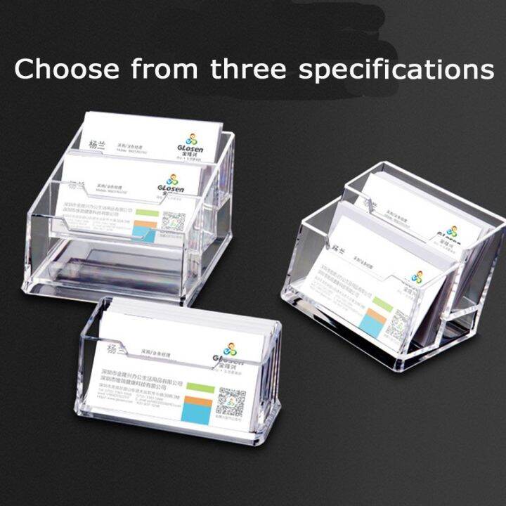 USECOAT Transparent Simple Acrylic Storage Rack Card Holder Table