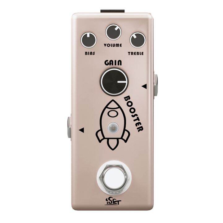 ISET Booster Effect Pedal Analog Rocket Boost for Electric Guitar Bass ...