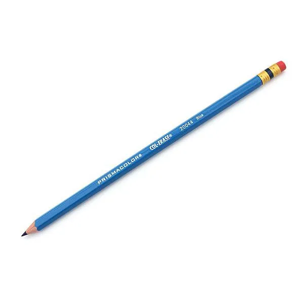 Prismacolor Col-Erase Erasable Colored Pencil in Blue (20044), 1-Count ...