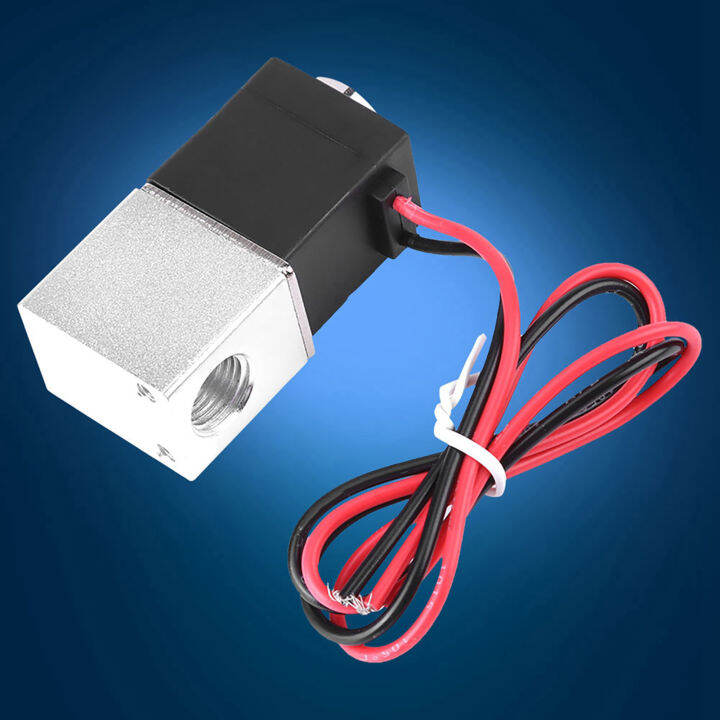 12v-dc-1-4-2-way-ปกติโซลินอยด์วาล์วนิวเมติกอลูมิเนียมไฟฟ้าโซลินอยด์แอร์วาล์ว