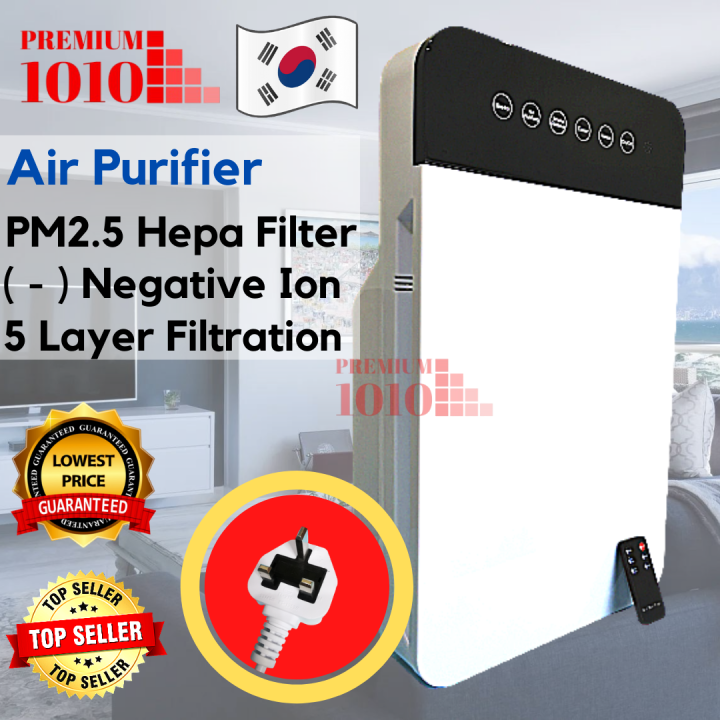 Korea Air Purifier PM2.5 HEPA Filter Negative Ion Formaldehyde [Ready