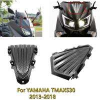 กระจกบังลมหน้าสำหรับยามาฮ่า Tmax 530 2015 2016 2013-2018 T-MAX ฝาครอบด้านบนหลอดไฟหน้า