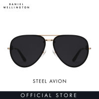 Daniel Wellington Eyewear Sunglasses - Avion Steel Rose Gold EF (Eastern Fit) - DW - Fashion accessories - Unisex Stainless Steel Sunglasses for women and men