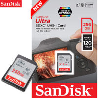 SanDisk Ultra SD Card Class10 256GB SDXC Speed 120MB/s (SDSDUN4-256G-GN6IN) Memory เมมโมรี่ เอสดีการ์ด แซนดิส กล้องDSLR กล้องโปร กล้องคอมแพค มิลเลอร์เลส Mirrorless ประกัน10ปี โดย Synnex