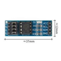 【NEW】 Kids Tech 1ชิ้น AT24C256 24C256 I2C โมดูลหน่วยความจำอินเตอร์สำหรับ Arduino