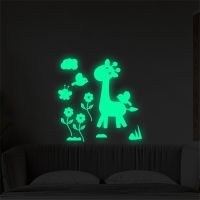 ❄♦◙ YG408 luminous wall post children room fluorescent study metope adornment bedroom luminous stickers dormitory living room