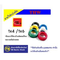 (Wowwww++) ***รุ่นตัดเมตร*** สายไฟ สั่งตัด สายไฟเดี่ยว ทองแดง THW 1x4 , 1x6 รุ่นแบ่งเมตร ยี่ห้อ THAI-Union (ไทยยูเนี่ยน) ราคาถูก อุปกรณ์ สาย ไฟ อุปกรณ์สายไฟรถ