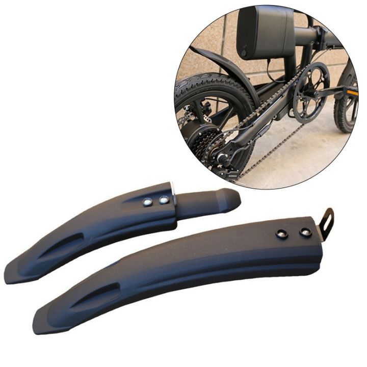 liveroom-บังโคลนจักรยานสีดำ-อุปกรณ์เสริมพลาสติกวิศวกรรมบังโคลน-skuter-listrik
