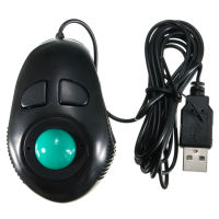 Essential Computer Equipment 2m HS-0Finger Hand Held 4DB Mini Trackball Mouse PC Computer Notebook Mice