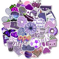 10/30/50Pcs Cartoon Cute Purple VSCO Stickers Skateboard Suitcase Laptop Guitar Water bottle Decor PVC Waterproof Girl Stickers