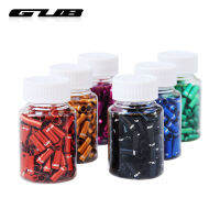 GUB 100ชิ้นล็อตเบรก D Erailleur ปลายสายเคเบิ้ลเบรก S Hifter สายลวดหมวก CNC กลึง Anodized อุปกรณ์จักรยาน