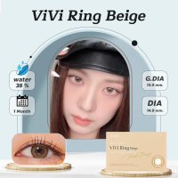 OLENS +แถมตลับ รุ่นViviRing สีBeige DIA14.0 ขนาดเท่าตาดำ