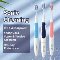 Seago แปรงสีฟันไฟฟ้าพร้อมหัวแปรง2ชิ้นง่ายต่อการพกพา IPX7กันน้ำสำหรับเดินทางแปรงมี3สี SG920