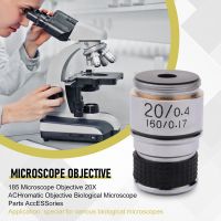 185 Microscope Objective 20X ACHromatic Objective Biological Microscope Parts AccESSories