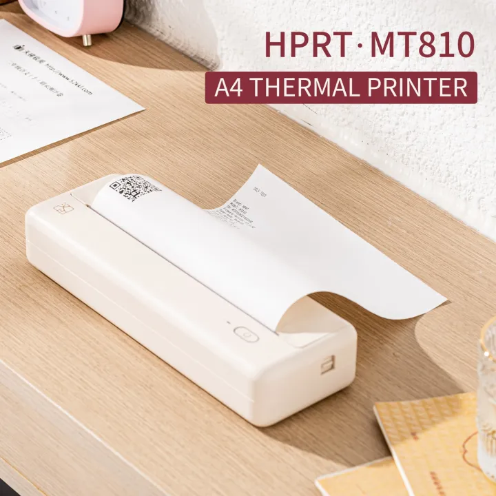 hprt-mt810-a4ไร้สายเครื่องพิมพ์เทอร์มอลพกพาได้เชื่อมต่อด้วย-bt-ใช้ได้กับมือถือ-ios-android-เครื่องพิมพ์ภาพรองรับ210มม-110มม