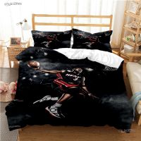 ✒☾ Basketball Fashion Duvet Cover Trend Comforter Bedding sets Soft Quilt Cover and Pillowcases for Teens Single/Double/Queen/King