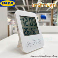 ?[พร้อมส่ง]? IKEA.shop2 :  SLÅTTIS สลอตทิส นาฬิกาพร้อมไฮกรอ/เทอร์โมมิเตอร์, ขาว