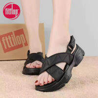 รองเท้าแตะ Fitflops สำหรับผู้หญิง,รองเท้าแตะแพลตฟอร์มฤดูร้อนสำหรับสตรีรองเท้าส้นเตี้ยผูกเชือกแบบลำลองรองเท้าชายหาดระบายอากาศสำหรับกลางแจ้งสินค้าใหม่ปี2022