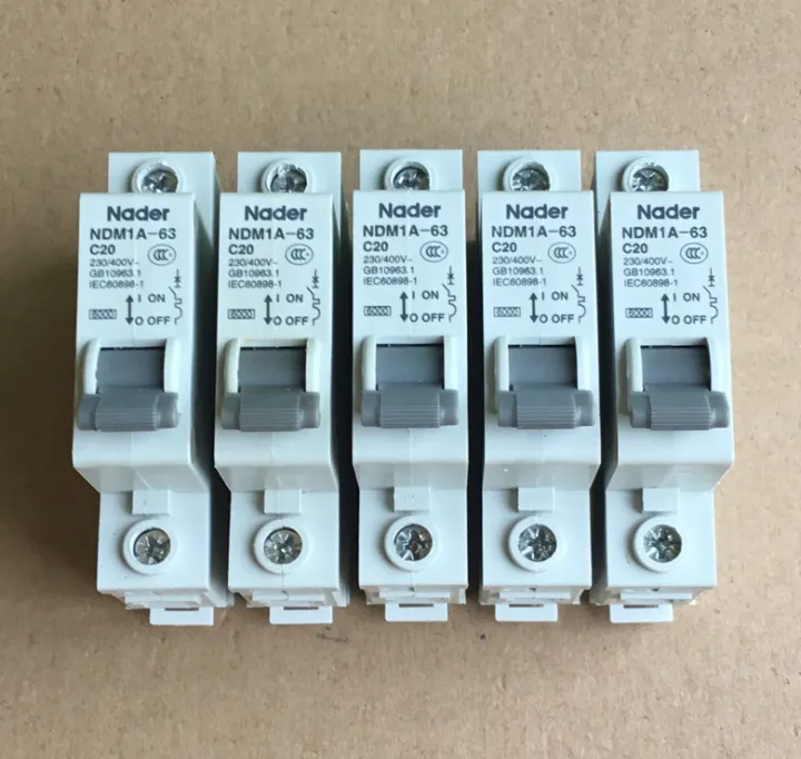 Nader Circuit Breaker NDM163/C20 20A Lazada PH