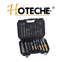 HOTECHE ปืนประแจบล็อกชุด 73PCS1/4”&amp;1/2”  DR.SOCKER SET