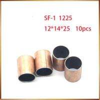 10Pcs SF1 SF-1 1225 10pcs1225 12x14x25 Self Lubricating Composite Bearing Bushing Sleeve 12 x 14 x 25mm Free shipping