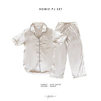 Panche Sleepwear - ชุดนอนรุ่น Homie สี Beige