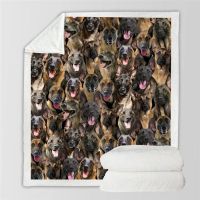 ☎♘♈ Blankets Malinois Malinois Print