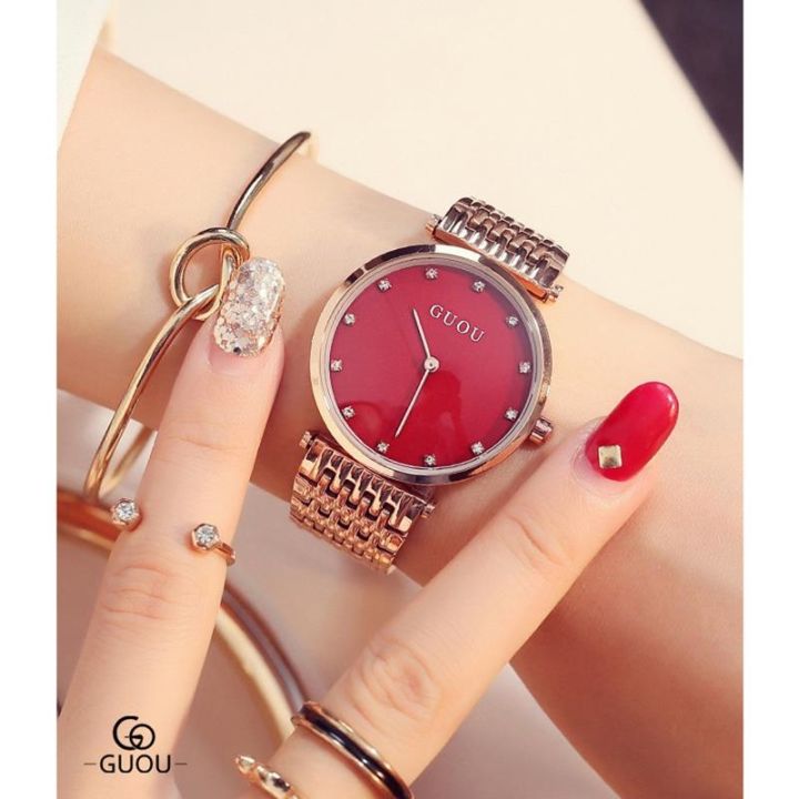 แฟชั่น-rose-gold-สแตนเลสผู้หญิงนาฬิกาหรูหราสุภาพสตรีเพชรนาฬิกาข้อมือสำหรับผู้หญิง-reloj-mujer-ประณีตหญิงนาฬิกา