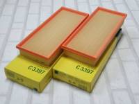 กรองอากาศ ชุด 2 ลูก  Benz CL-Class C216 / W216  ( 2006 - 2013 )  รุ่น  CL 500,  CL 63 AMG  Engine Air Filter Mann C 3397  /  C3397