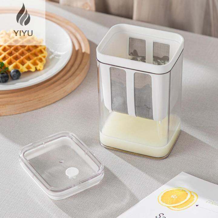 YIYU Fine Mesh Greek Yogurt Strainer With Lids Screen Cold Extraction ...