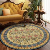 【hot】▫  Carpets for Room Ethnic Bedroom Round Hanging Basket Floor Non-slip Rug