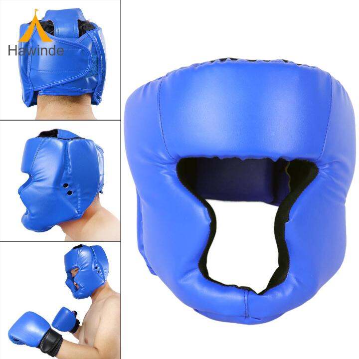 Hawinde Professional Boxing Headgear for Boxers Headguard Cheeks Protect Wrestling Helmet