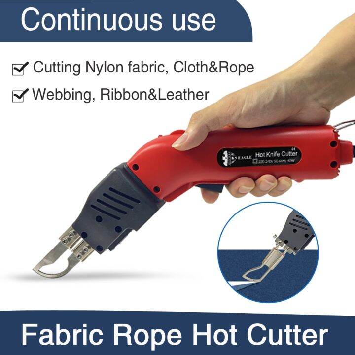 [HOT] Electric Hot Knife NonWoven Fabric Rope Cutter 80W Portable
