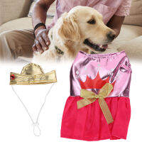 Soft Pet Princess Dress Pet Princess Costume Puppy Princess Dress for Pet Halloween