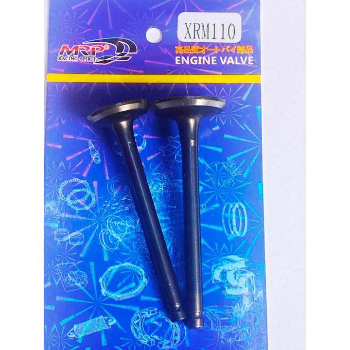 XRM 110 Intake Exhaust/Engine Valve 1 intake 1 exhaust MRP Lazada PH