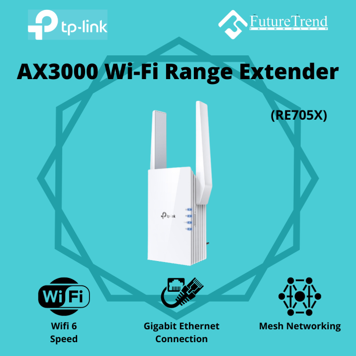 Tp-link RE705X AX3000 Wi-Fi Range Extender | Lazada