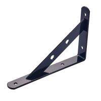 1Pcs 6-19 Black Iron L-Shaped Braces Wall Shelf Bracket Holder Triangular Corner Brace Baking Wall Mounted Self Support Frame