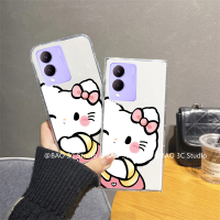 ยอดนิยม เคส Phone Case VIVO Y17s T1x Y33T Y33s Y21T Y21A Y21s Y21 เคส การ์ตูนน่ารักใหม่ Hello Kitbear ซิลิโคนบางเป็นพิเศษ เคสโทรศัพท์ โปร่งใสกันตกกรอบแบบนิ่ม2023