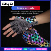 Giyo ถุงมือขี่จักรยานเต็มนิ้วเรืองแสงสีสันสดใส,ถุงมือขี่มอเตอร์ไซค์ถุงมือยาวสะท้อนแสงกันลื่นถุงมือปั่นจักรยาน MTB ถุงมือเต็มนิ้วเรืองแสงสีสันสดใสสำหรับกิจกรรมกลางแจ้งเล่นกีฬากันลื่นถุงมือมอเตอร์ไซค์ถุงมือยาวสะท้อนแสง