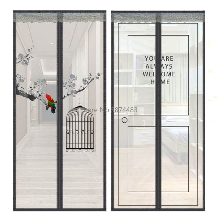 Velcro Screen Door Net Anti Insect Mesh Fly Screen Mosquito