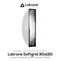 รังผึ้งสำหรับโคมไฟซอฟบ๊อกขนาด 30x120 ซม.  Lakrone Softgrid 30x120 cm.