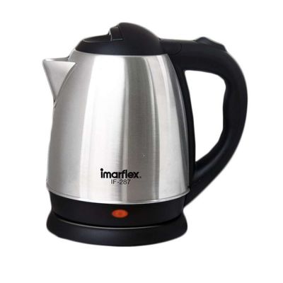 Electric Kettle กาต้มน้ำไฟฟ้า กาต้มน้ำ Imarflex  ความจุ 1.2 ลิตร รุ่น IF-287  กาน้ำไฟฟ้า ไร้สาย สแตนเลส กาต้มน้ําไฟฟ้าขนาดเล็ก กาต้มน้ำไฟฟ้า 1 ลิตร กาต้มน้ำไฟฟ้าสแตนเลส วัสดุทำจากสแตนเลส ร้อนเร็ว คุณภาพดี กาต้มน้ำสแตนเลส