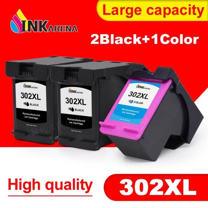 inkarena-302xl-replacement-for-hp-302-xl-minifit-printer-ink-cartridge-for-deskjet-2130-2132-2134-3630-3634-1110-1111