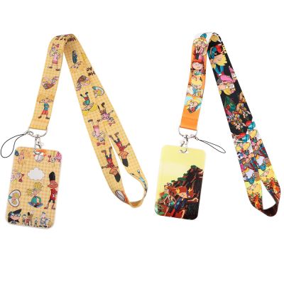 CA1631 Cartoon Anime Neck Strap Lanyard for Key USB ID Card Badge Holder Keychain Cell Phone Straps Necklace Lanyards