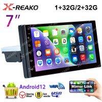 X-REAKO 1 Din 7 Andriod 11 Car Multimedia Player GPS Navigation Bluetooth Car Audio Wifi USB FM MirrorLink HD Car Audio Radio