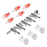 Aquarium Control Valve 5 Way Air Valve Set Air Regulator for Fish Tank Air Pump