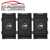 3PCS ใหม่ปุ่มสวิทช์กระจกไฟฟ้าเดี่ยวสำหรับ 1998-2005 Volkswagen Golf Jetta Passat 1J0959855 ใหม่รับประกันเดิมสามปี