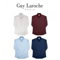 GUY LAROCHE เสื้อเชิ้ตคอปกสีพื้น Slim fit รุ่นขายดี  (BAB6200P3)