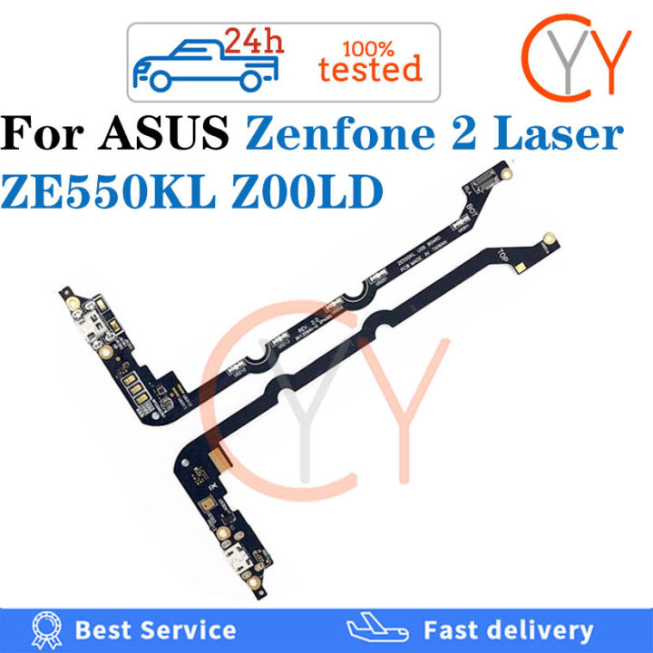 พอร์ตเครื่องชาร์จ USB ASUS Zenfone 2 Laser ZE550KL สายเคเบิ้ลยืดหยุ่นสำหรับ Z00LD แท่นชาร์จ USB หัวเชื่อมปลั๊กอะไหล่ซ่อม
